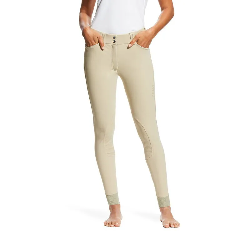 Ariat Tri-Factor Grip Knee Patch Breech in Tan